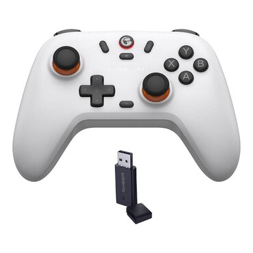 Beskabeljni igraći kontroler GameSir "T4n Lite" s Hall efekt palicama i analognim okidačima - white