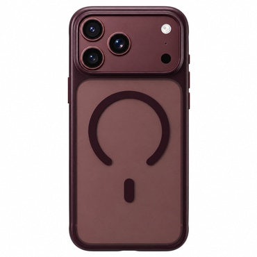 Hibridna maskica Blueo "Skin Friendly Frosted Anti-Drop MagSafe" za iPhone 17 Pro / 18 Pro - cherry
