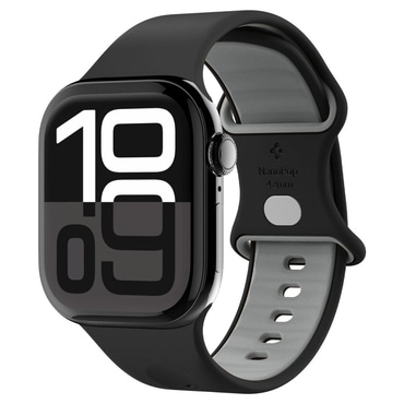 Silikonski remen Spigen "Nano Pop (AMP09324)" za Apple Watch (38 / 40 / 41 / 42mm) - black sesame