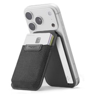 Magnetna torbica Spigen "MagSafe Slim Fold Tripod S314-4" za iPhone, PU koža, 12 kartica - black