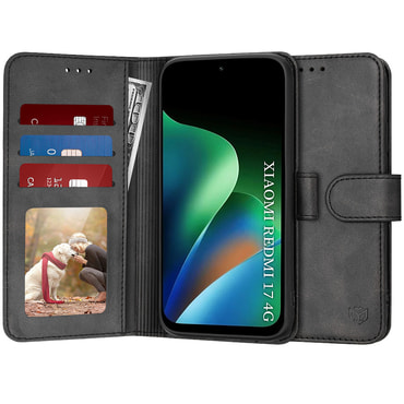 Torbica Techsuit "Diary Book" za Xiaomi Redmi 17 4G / 5G - black