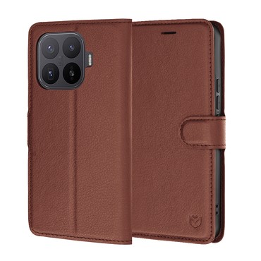 Torbica Techsuit "Leather Folio" za Xiaomi 17T Pro - brown
