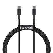 Punjač i podatkovni 100W USB-C na USB-C kabel Baseus "Superior Series (CATYS-B01)" - 480Mbps - 1m - black