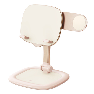 Stolni držač Baseus "Seashell" za tablete i telefone, MagSafe - baby pink