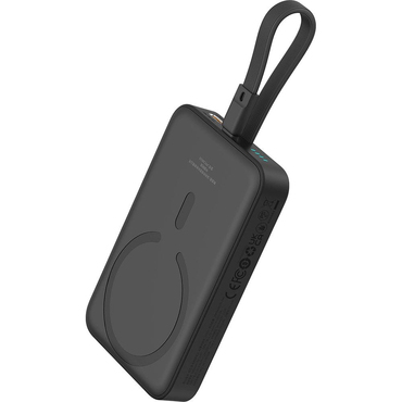 Power bank Baseus "Magnetic Mini" 10000mAh s MagSafe, 20W - black