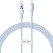 Punjač i podatkovni 20W USB-C na Lightning kabel Baseus "Gem" - 2m - galaxy blue