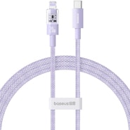 Punjač i podatkovni 20W USB-C na Lightning kabel Baseus "Gem" - 2m - nebula purple