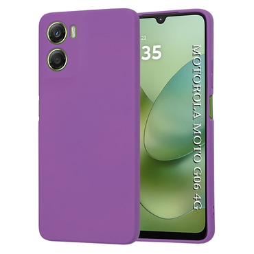 Silikonska maska Techsuit SoftFlex za Motorola Moto G06 - purple