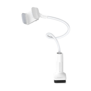 Automobilski držač Borofone "Desk Holder Bright Shell (BH23)" s gibljivom rukom i 360° rotacijom - white