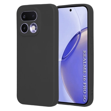 Silikonska maska Techsuit SoftFlex za Realme 16 Pro 5G - black
