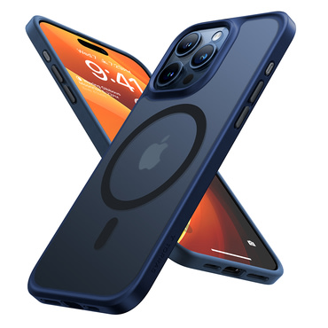 Premium maska Torras "Guardian Magnetic" za iPhone 15 Pro Max - navy blue