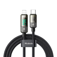 Punjač i podatkovni 36W USB-C na Lightning kabel Mcdodo "CA-3600" - digitalni prikaz - automatsko isključivanje - 1.2m - black