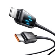 Punjač i podatkovni 36W USB-C na Lightning kabel Mcdodo "CA-2630" - LED prikazivač - 480Mbps - 1.2m - black