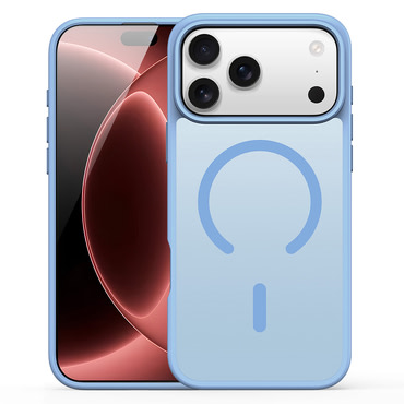 Hibridna maska "Yind" s magnetom Magsafe za iPhone 17 Pro / 18 Pro - light blue