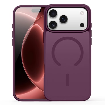 Hibridna maska "Yind" s magnetom Magsafe za iPhone 17 Pro / 18 Pro - dark cherry