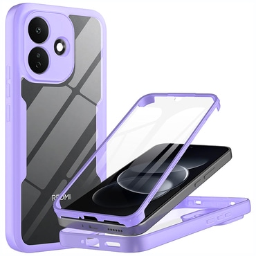 Hibridna Full Body maskica Techsuit "ColorVerse 360" za Xiaomi Redmi Note 17 Pro 5G - purple
