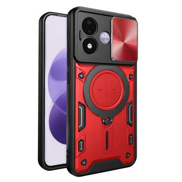 Maska Techsuit "CamGuard pro" za Xiaomi Redmi Note 17 4G / 5G - red