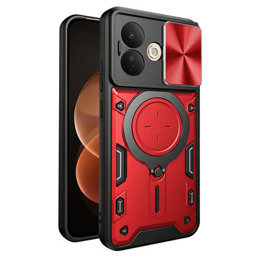 Maska Techsuit "CamGuard pro" za Xiaomi Redmi Note 17 Pro 5G - red