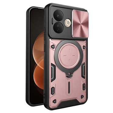 Maska Techsuit "CamGuard pro" za Xiaomi Redmi Note 17 Pro 5G - rose gold