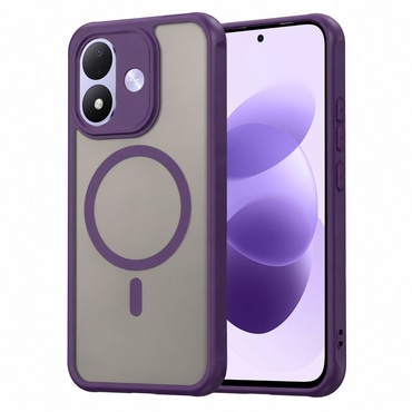 Hibridna maska "HaloFrost II MagSafe" za Xiaomi Redmi Note 17 4G / 5G - purple