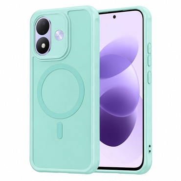 Hibridna maska "HaloFrost II MagSafe" za Xiaomi Redmi Note 17 4G / 5G - mint green