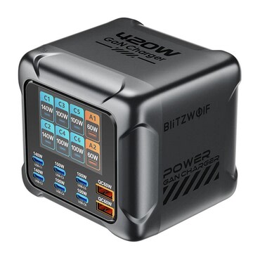 Punjač Blitzwolf "BW-S33" 420W 6x USB-C, 2x USB-A