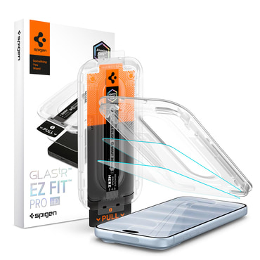 (2-pack) Zaštitno staklo Spigen "Glas.tR EZ-FIT Pro HD (AGL12047)" za iPhone 18 Pro / 17 Pro / 17 / 16 Pro - clear