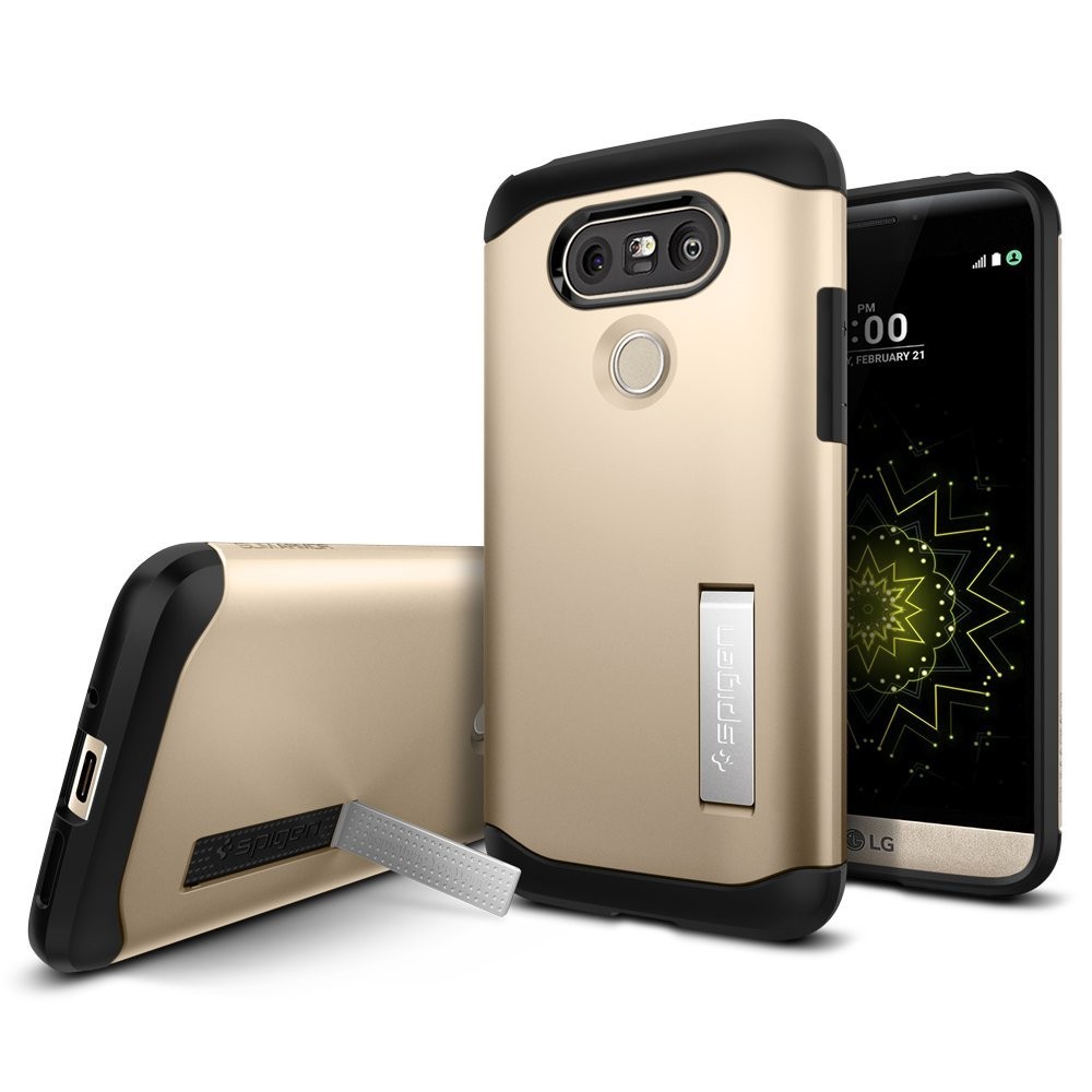 Maska Spigen "Slim Armor" za LG G5 - champagne gold