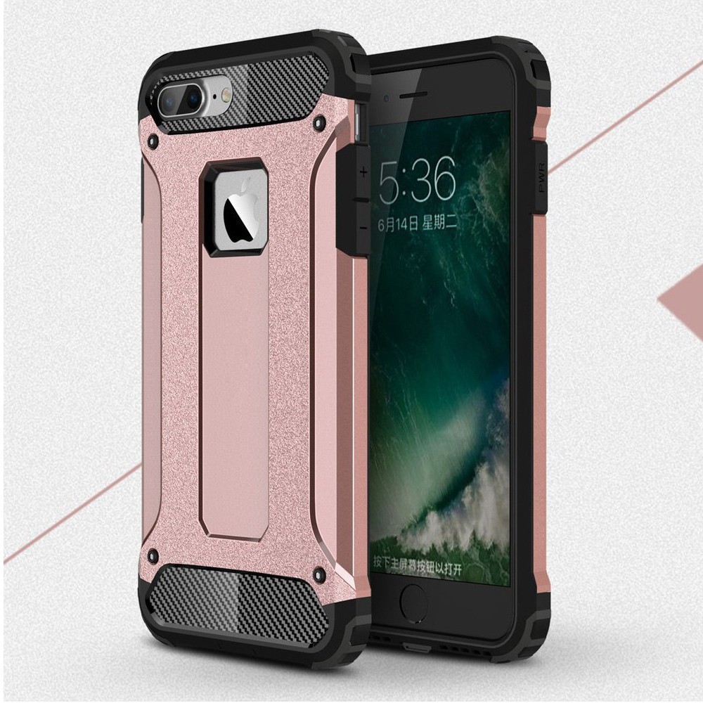 Robusna maska "Rock" za iPhone 7 Plus - ružičasta
