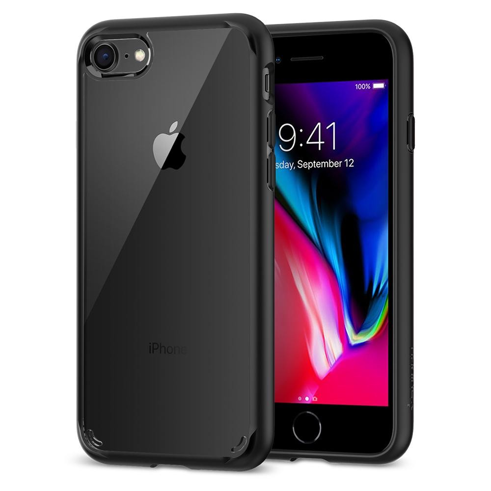 Maska Spigen "Ultra Hybrid 2" za iPhone 8 / iPhone 7 - black