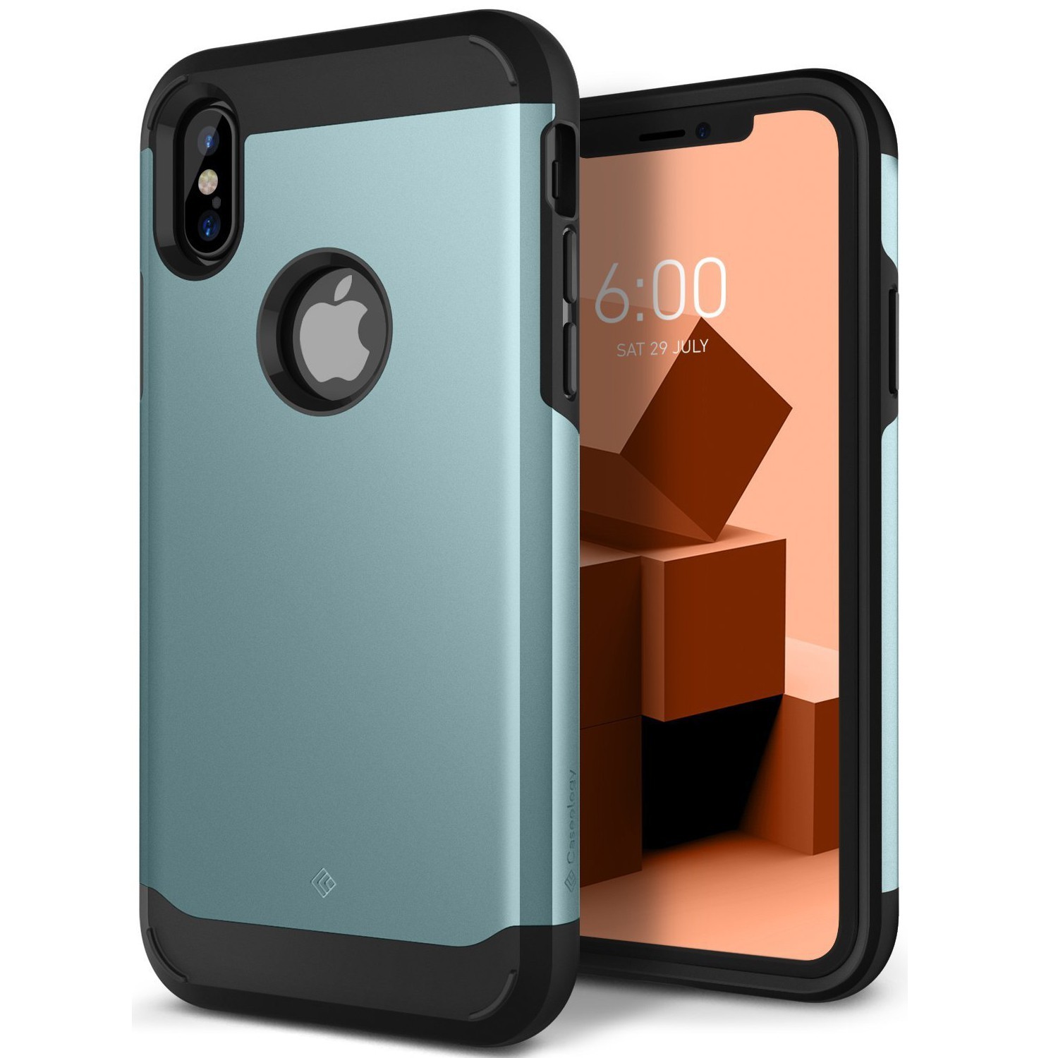 Maska "Caseology Legion Series" za iPhone X - aqua green