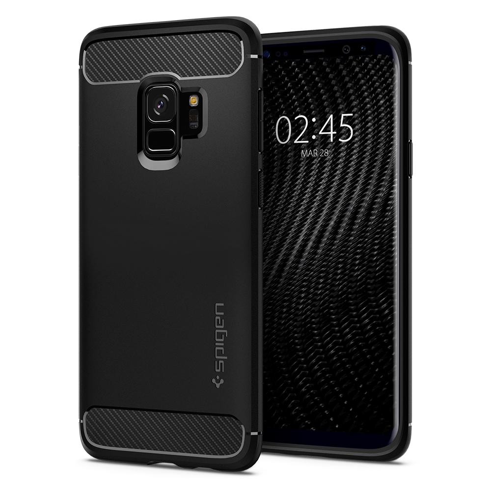Maska Spigen "Rugged Armor" za Samsung Galaxy S9 - black