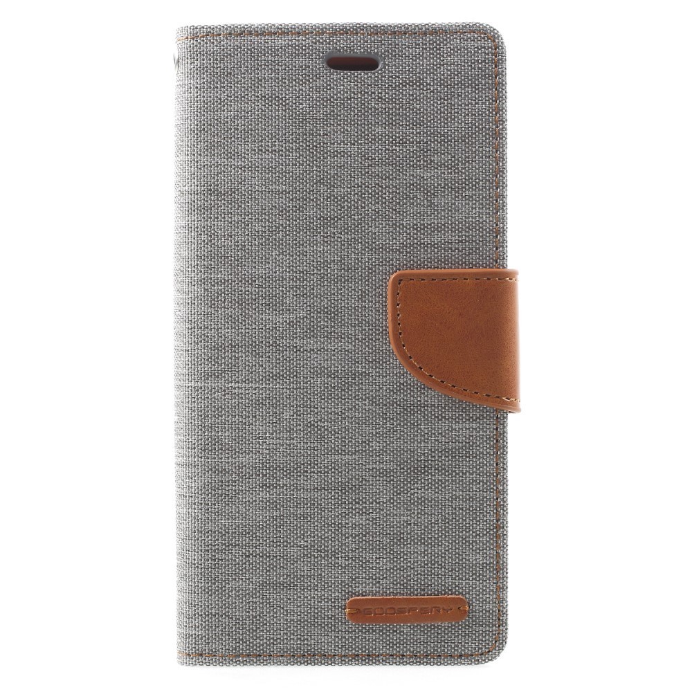 Torbica Goospery Canvas Diary za Samsung Galaxy A8 Plus 2018 – siva