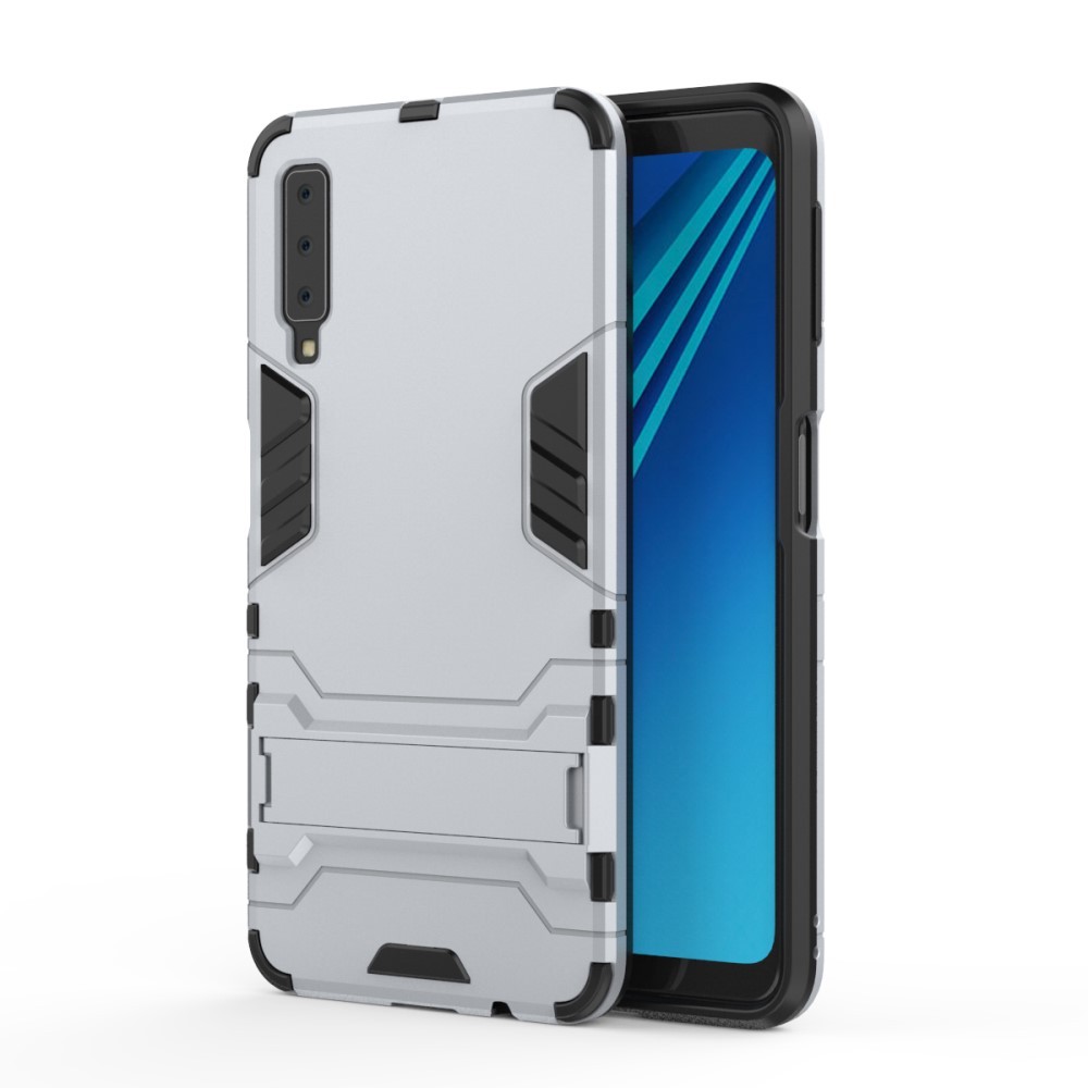 Robusna maska "Impact X" za Samsung Galaxy A7 2018 - srebrna