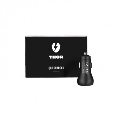 Punjač za vozilo Optishield® THOR Quick Charge 3.0 i Power Delivery 20W