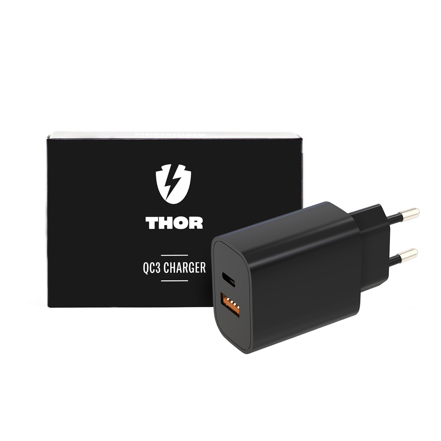 Zidni adapter za punjenje Optishield® THOR Quick Charge 3.0 & Power Delivery 20W