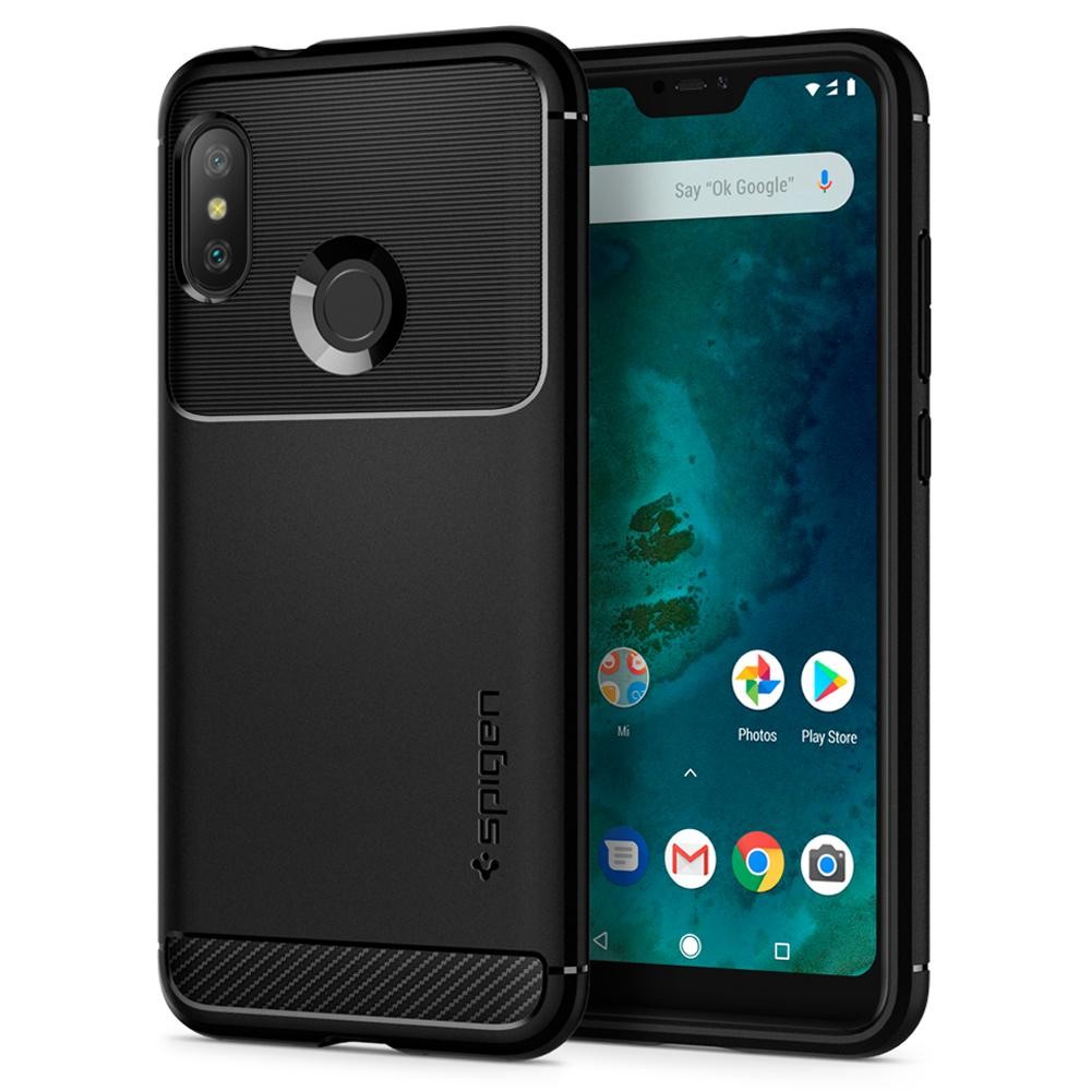 Maska Spigen "Rugged Armor" za Xiaomi Mi A2 Lite / Redmi 6 Pro - black