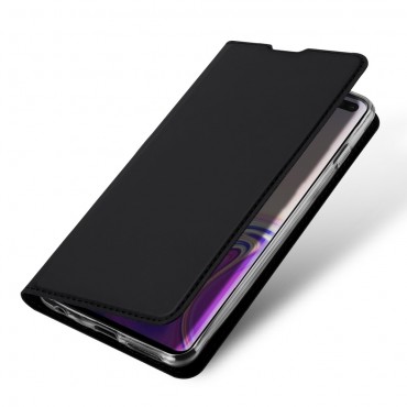 Modna Torbica "Skin" za Samsung Galaxy S10 Plus od umjetne kože - crna