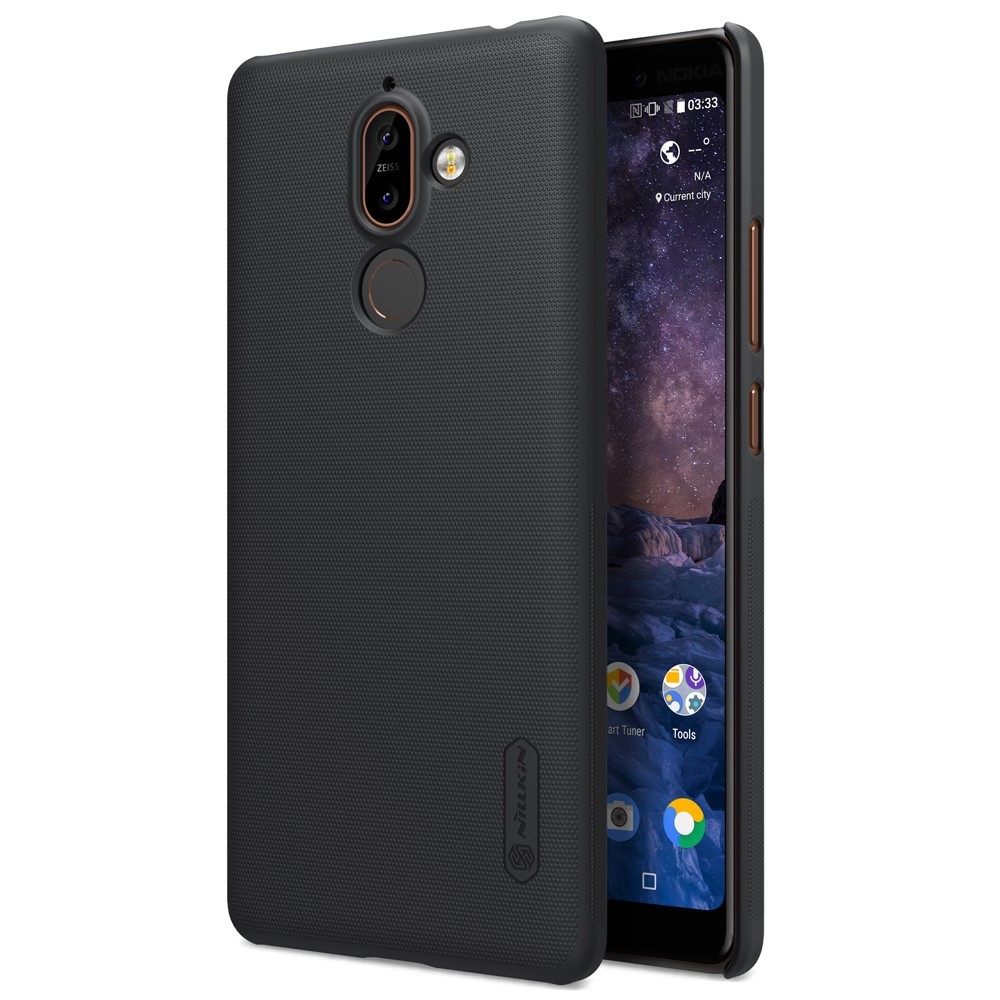 Premium maska "Super Frosted Shield" za Nokia 7 Plus - crna