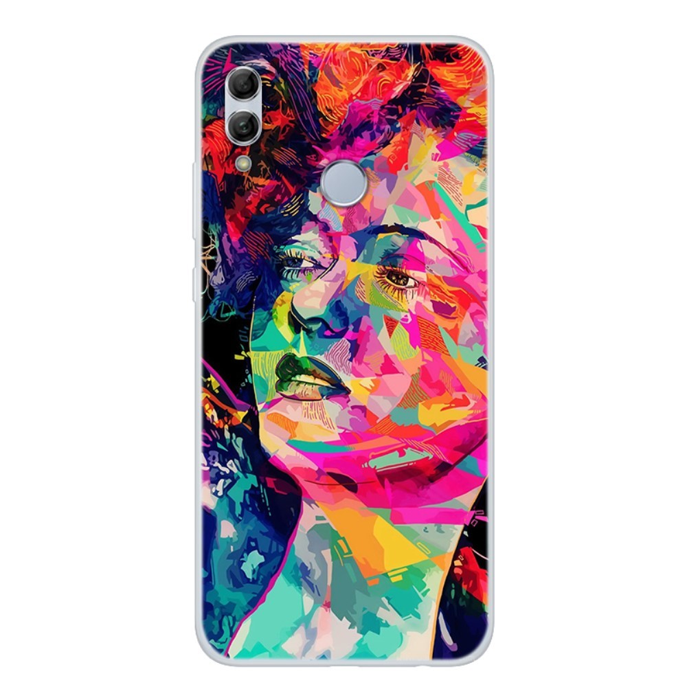 Modna TPU gel maska "Origami Girl" za Huawei Honor 10 Lite
