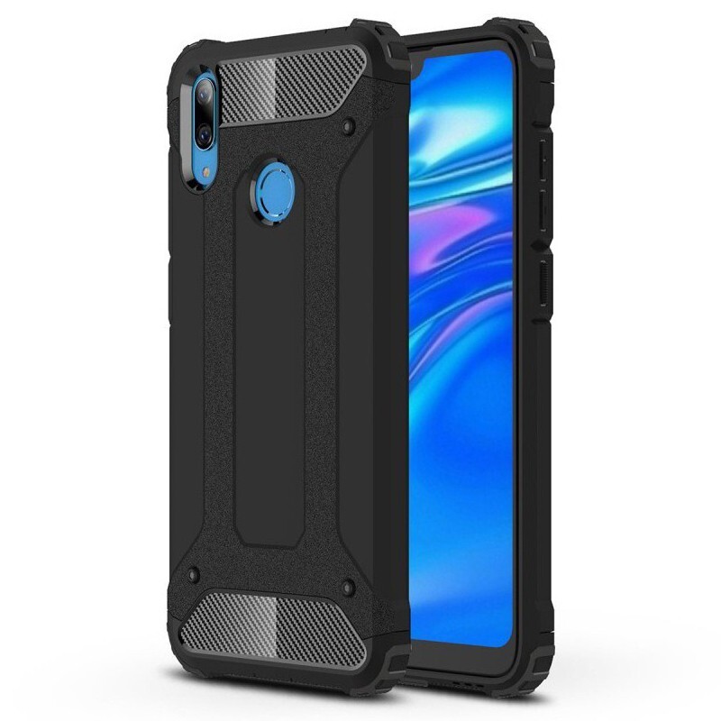 Robusna maska "Rock" za Huawei Y7 2019 / Y7 Prime 2019 - crna