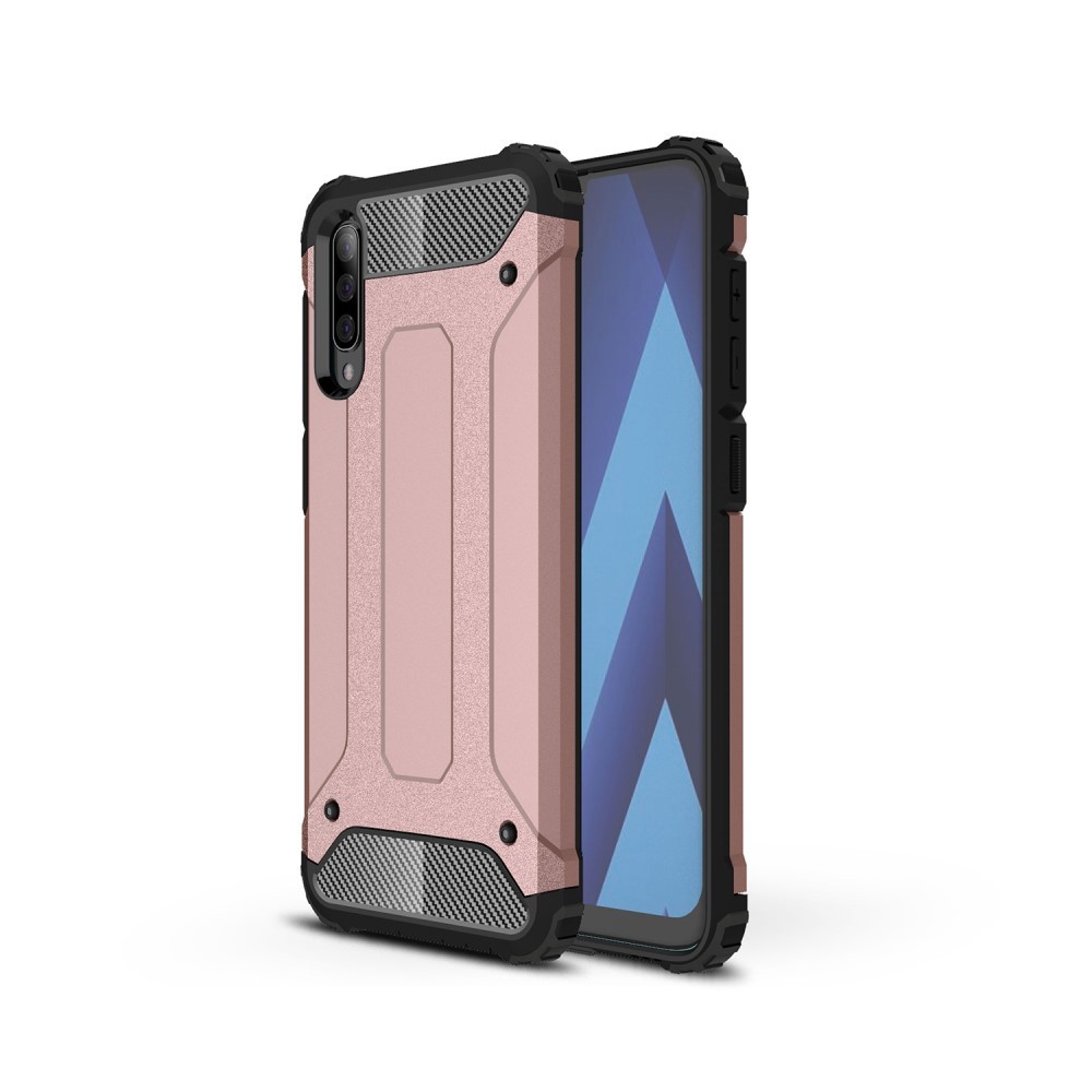 Robusna maska "Rock" za Samsung Galaxy A50 - ružičasta