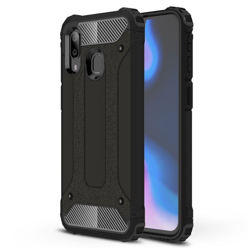 Robusna maska "Rock" za Samsung Galaxy A40 - crna