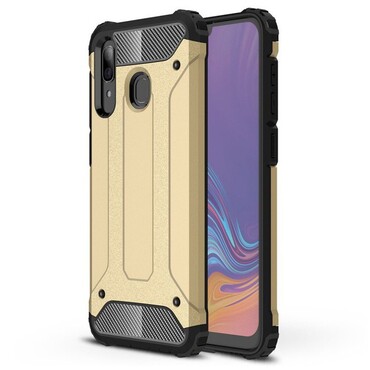 Robusna maska "Rock" za Samsung Galaxy A30 / Galaxy A20 - zlatne boje