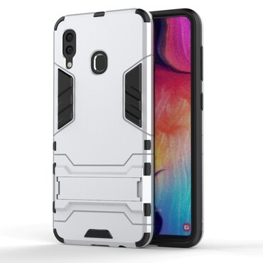 Robusna maska "Impact X" za Samsung Galaxy A30 / Galaxy A20 - srebrna