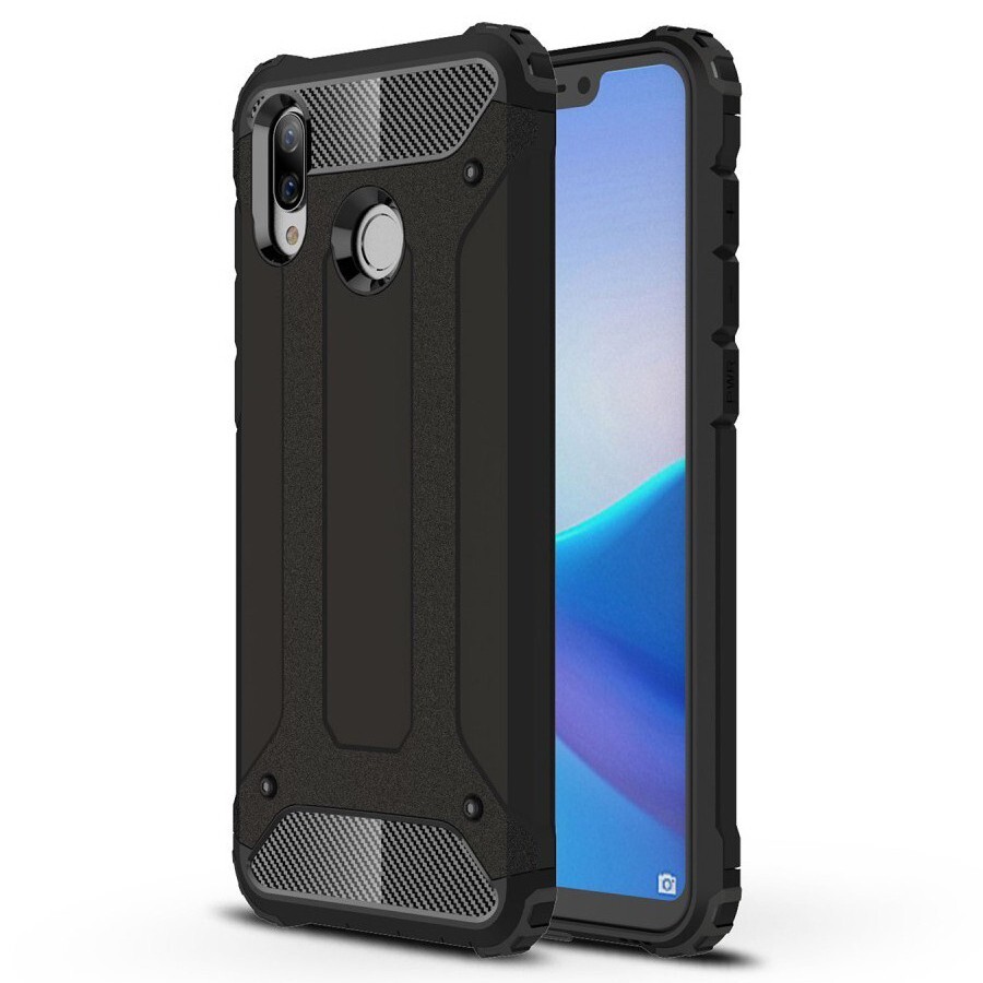 Robusna maska "Rock" za Huawei Honor Play - crna