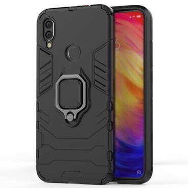 Robusna maska "Impact X Ring" za Xiaomi Redmi Note 7 - crna