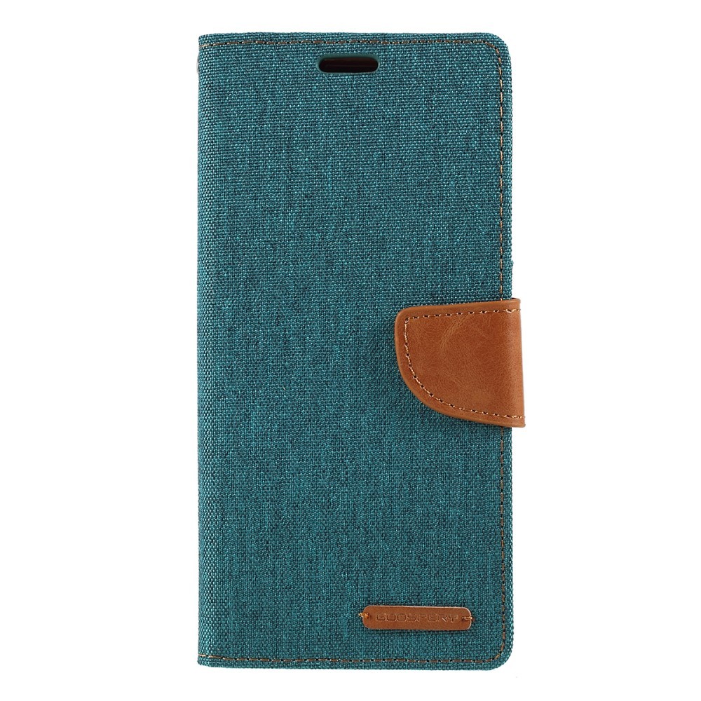Torbica Goospery Canvas Diary za Samsung Galaxy A70 - zelena