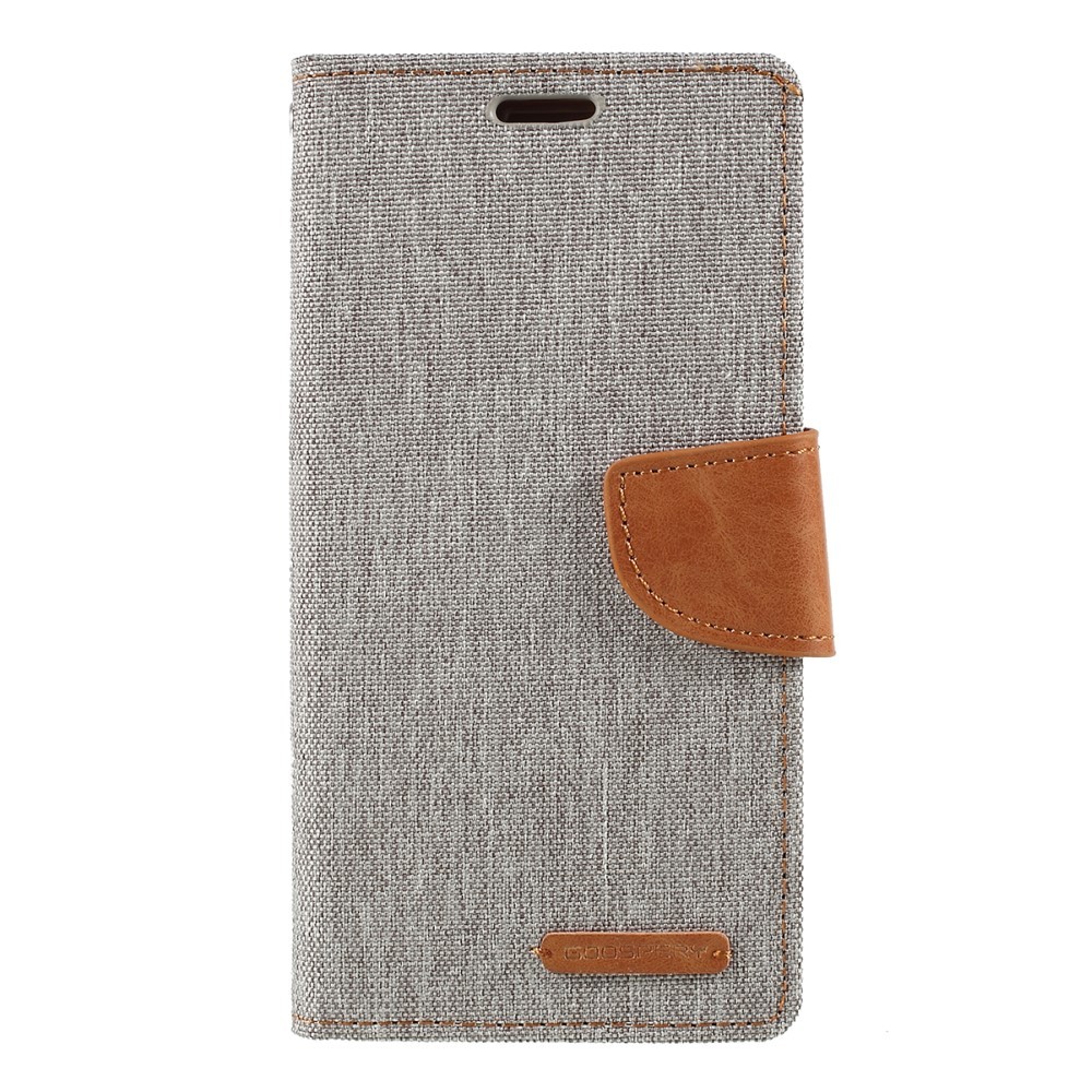 Torbica Goospery Canvas Diary za Samsung Galaxy A40 - siva