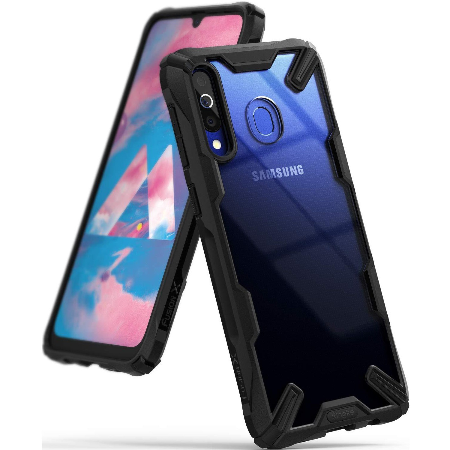 Maska Ringke "Fusion X" za Samsung Galaxy M30 - black